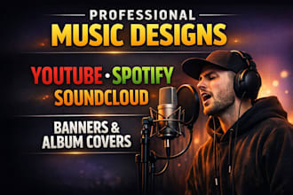do youtube channel artist banner soundcloud banner spotify banner album cover