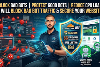 block bad bot traffic and secure your website or app