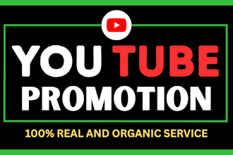 do organic youtube video promotion for channel growth