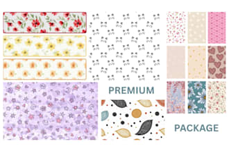 design seamless repeat vector patterns for textile prints
