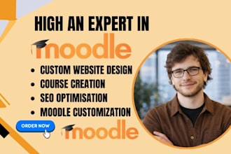 develop gdpr moodle lms website, install and customize moodle elearning website