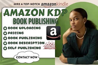 be your amazon book and ebook upload, publishing expert