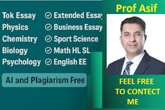 perfectly do ib math ia, history ia, business and chemistry ia