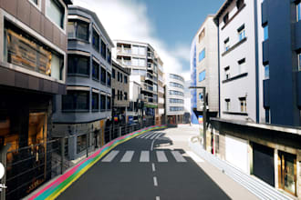 recreate real world buildings in 3d from references