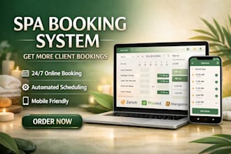 set up squarespace booking system zenoti phorest mangomint for spa clinic site