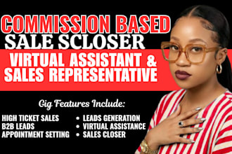 be sales closer sales representative b2b online salesperson appointment setter