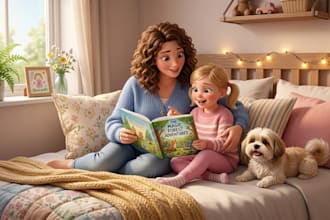 children book illustration, kdp formatting, adventure childrenbook, cover design