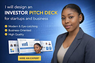 design an investor pitch deck for startups and business