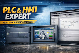 program siemens plc and design hmi for industrial automation