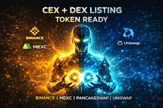 do cex listing, dex listing, pancakeswap, uniswap binance mexc, token listing