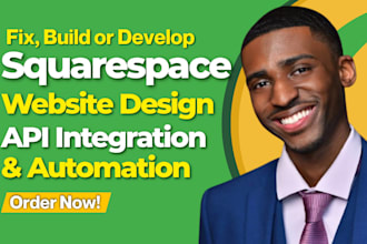 build squarespace api integration, rest api stripe api, shopify api, web bug fix