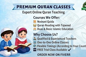 be your expert female quran teacher for kids and female