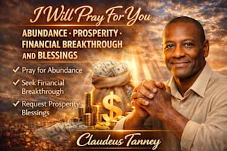 pray for abundance, financial breakthrough, prosperity and success