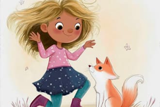 llustrate children storybook illustration, children storybook illustration