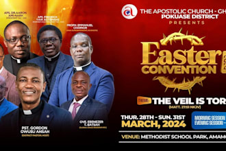 design modern church flyers, event flyers, easter flyer, banners and brochures