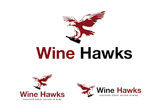 create vintage, american, eagle, falcon, phoenix, hawk logo