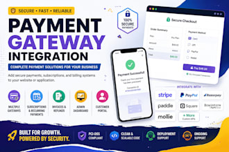 integrate payment gateway and subscription system into your web app