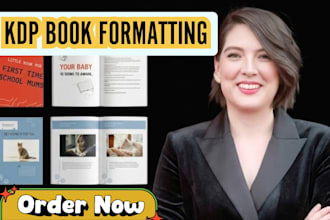 be amazon KDP expert for book formatting, print or ebook manuscript setup