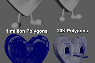 retopologize your 3d model for production in maya
