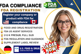 fda registration food cosmetic import permit fda compliance 510k submission fsvp