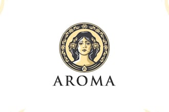 do modern and feminine beauty logo design
