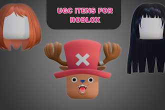create roblox ugc items for your store, hair and accessories