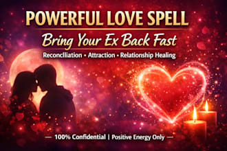 perform a custom reconciliation love spell to bring your ex back fast