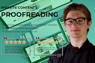 proofread your website pages