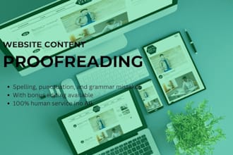 proofread your website pages