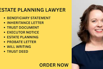 handle trusts, probate cases, wills, estate planning, and inheritance matters