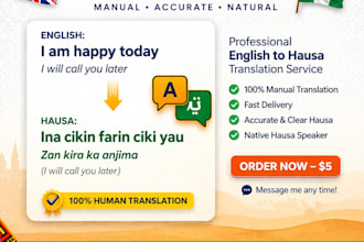 translate english to hausa fast and accurately