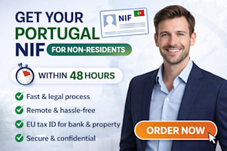 get your portugal nif number for non residents in 48 hours