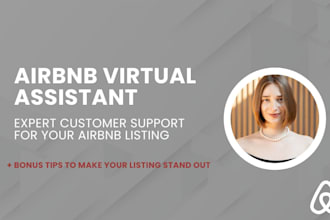 be your top notch virtual airbnb assistant