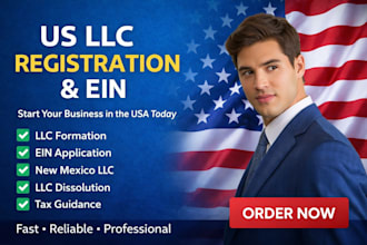 prepare US llc ein new mexico llc dissolution and tax services