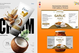 design german skincare soap supplement and food product label product catalog