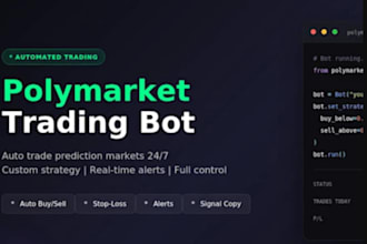 create an automated polymarket copy trading bot, polymarket arbitrage bot on eth
