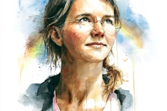 create amazing portrait watercolor portrait