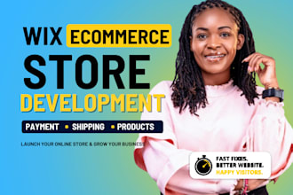 build wix ecommerce store with payment shipping and product setup