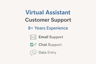your customer support and virtual assistant