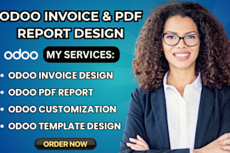 create odoo pdf reports invoices accounting custom templates