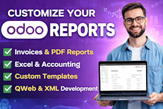 customize odoo qweb PDF invoices and excel reports