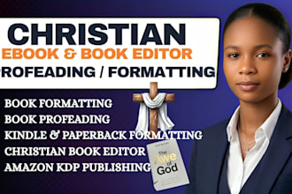 professionally format your christian novel or devotional for kindle and print