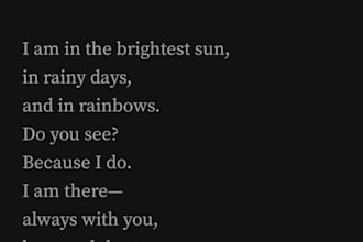 write a personalized emotional poem for you