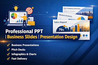create professional powerpoint presentations and business PPT slides