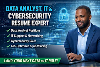 search and apply for data analyst role, IT, cybersecurity
