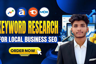 do keyword research for local business SEO