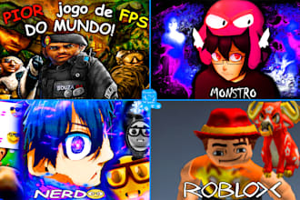 make bold and chaotic youtube thumbnail for you