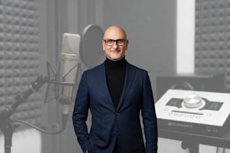 record a professional italian voice over
