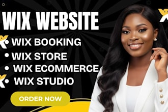 create wix website, wix booking, wix store, wix ecommerce, wix studio