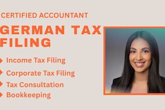 do german tax return, vat, income tax, corporate tax, bookkeeping for businesses